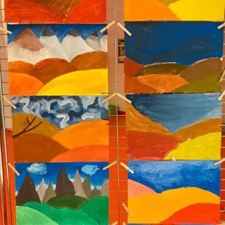 Výtvarné práce - Magic Hill - Škola, kde rosteme spolu.