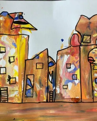 Výtvarné práce - Magic Hill - Škola, kde rosteme spolu.