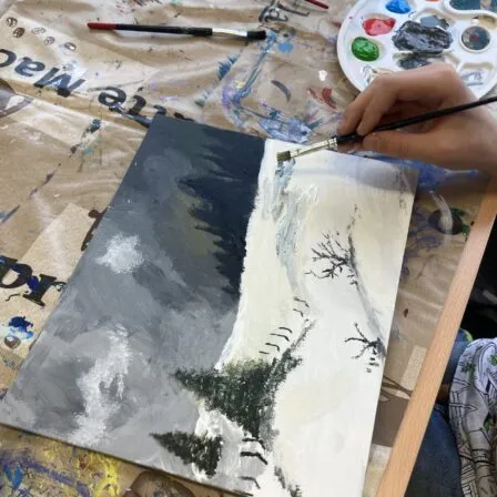 Výtvarné práce - Magic Hill - Škola, kde rosteme spolu.