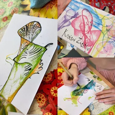 Výtvarné práce - Magic Hill - Škola, kde rosteme spolu.