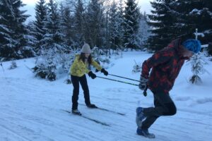 Zimní úniková hra aneb lyžařský výcvik v době Covidu